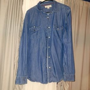 Aeropostale Denim Shirt Size L